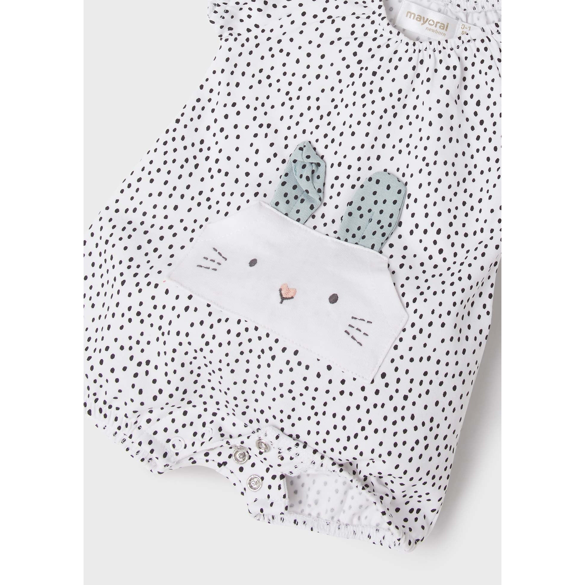 Mayoral Baby Girl Bunny Rompers-MAYORAL-Little Giant Kidz