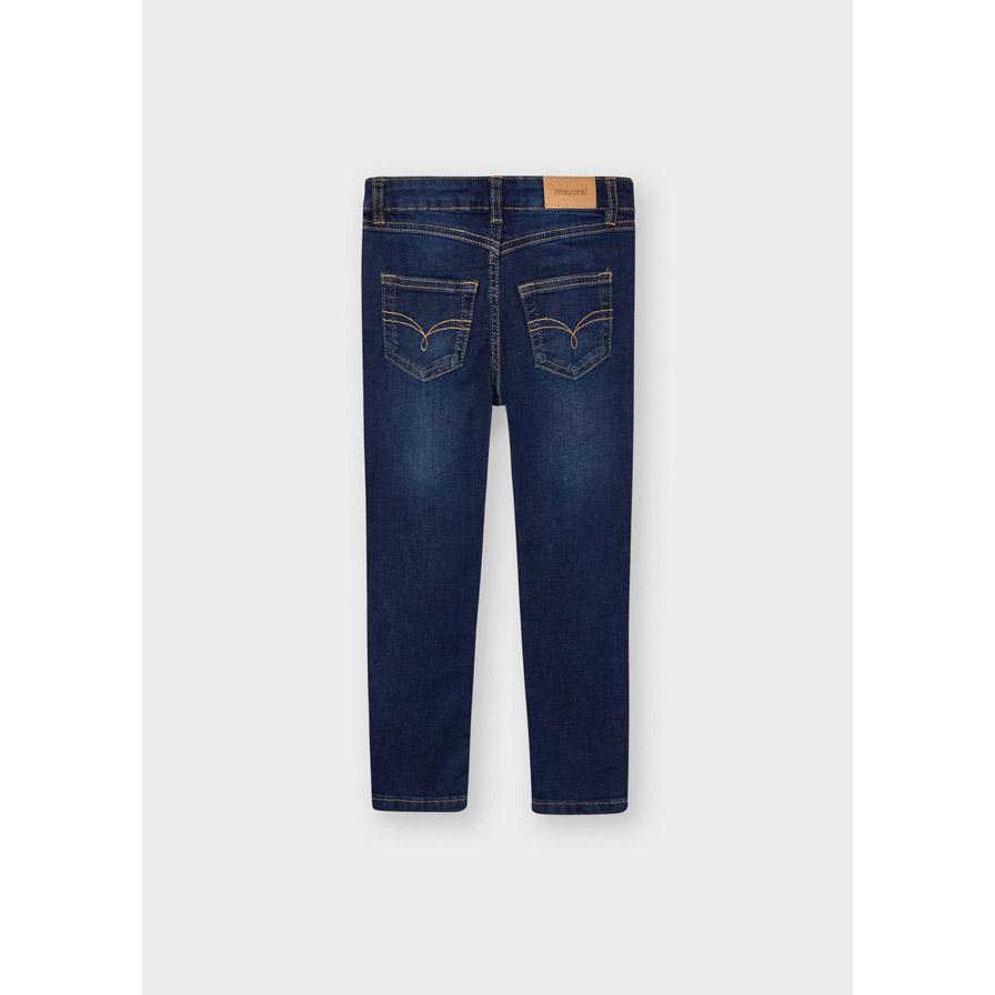 Mayoral Basic Skinny Denim Pants Girl - Dark Wash-MAYORAL-Little Giant Kidz
