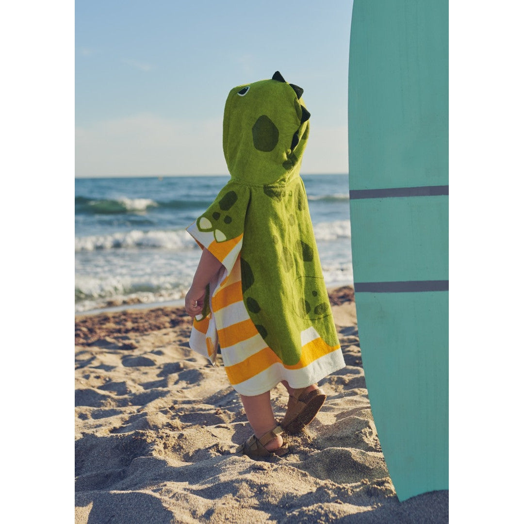 Mayoral Dinosaur Hooded Poncho Towel-MAYORAL-Little Giant Kidz