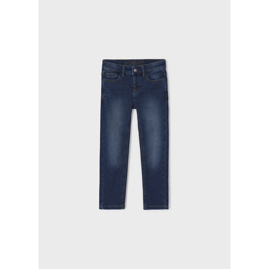 Mayoral EcoFriendly Boy Slim Fit Denim Pants - Dark Wash-MAYORAL-Little Giant Kidz