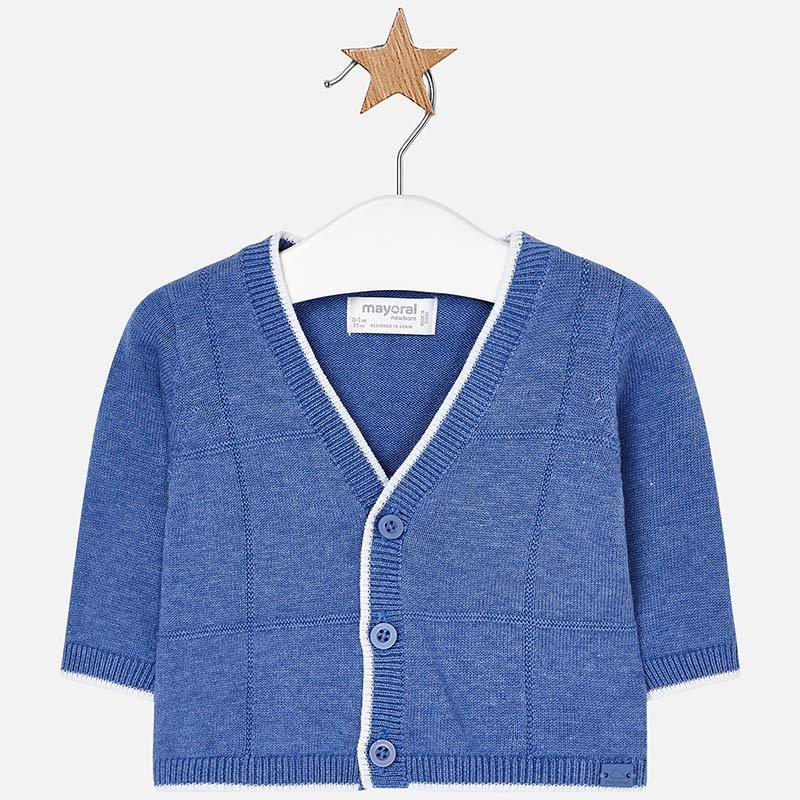 Mayoral Knit Cardigan Blue-MAYORAL-Little Giant Kidz