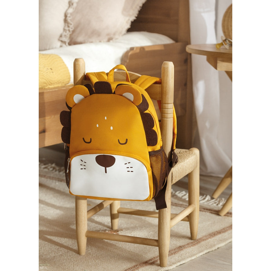 Mayoral Orange Lion Baby Backpack-MAYORAL-Little Giant Kidz