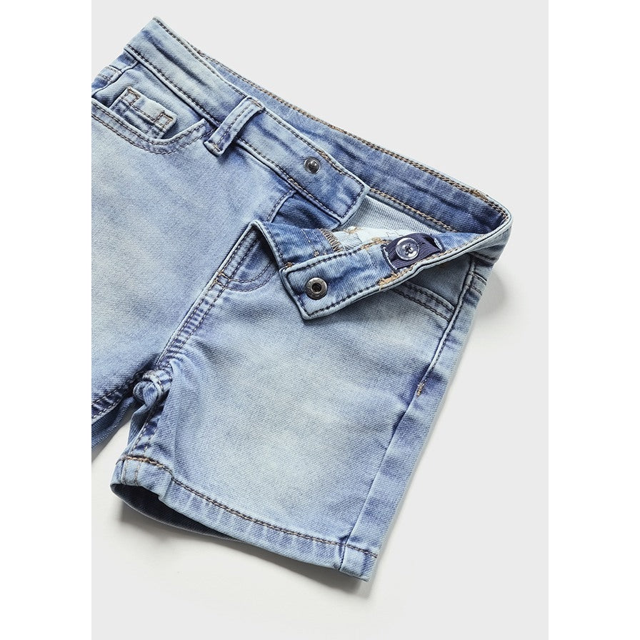 Mayoral Soft Denim Bermuda Shorts-MAYORAL-Little Giant Kidz