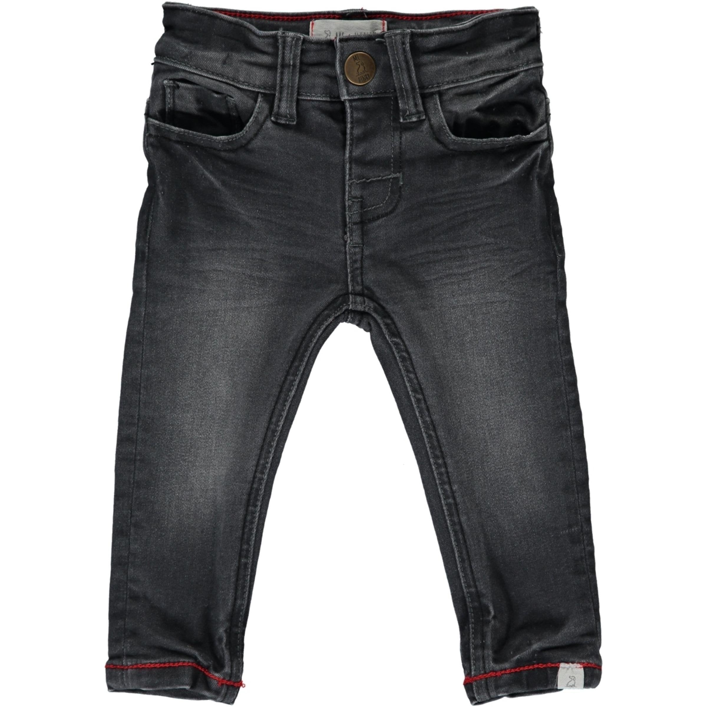 Me & Henry Mark Charcoal Denim Baby Boy Jeans-ME & HENRY-Little Giant Kidz
