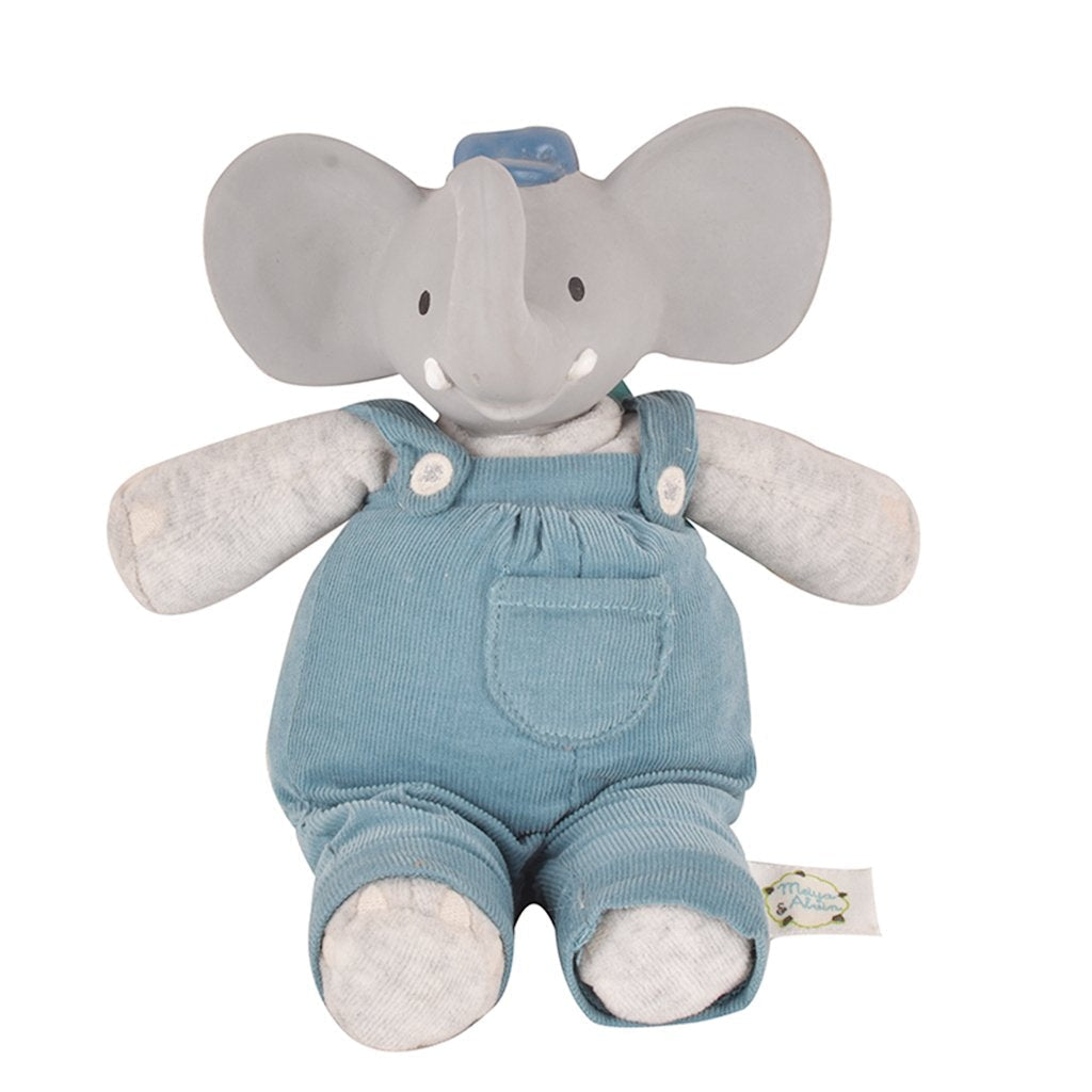 Meiya & Alvin - Alvin the Elephant - Organic Natural Rubber Head Toy-TIKIRI-Little Giant Kidz