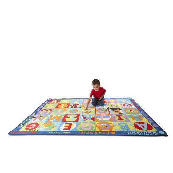Melissa & Doug Activity Rug - Jumbo ABC-123 Activity Rug-MELISSA & DOUG-Little Giant Kidz