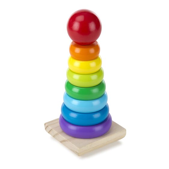 Melissa & Doug Classic Toy Rainbow Stacker-MELISSA & DOUG-Little Giant Kidz