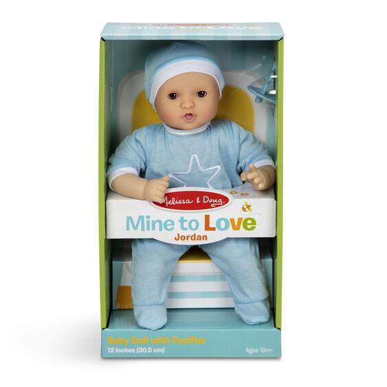 Melissa & Doug Mine to Love 12" Baby Doll - Jordan-MELISSA & DOUG-Little Giant Kidz
