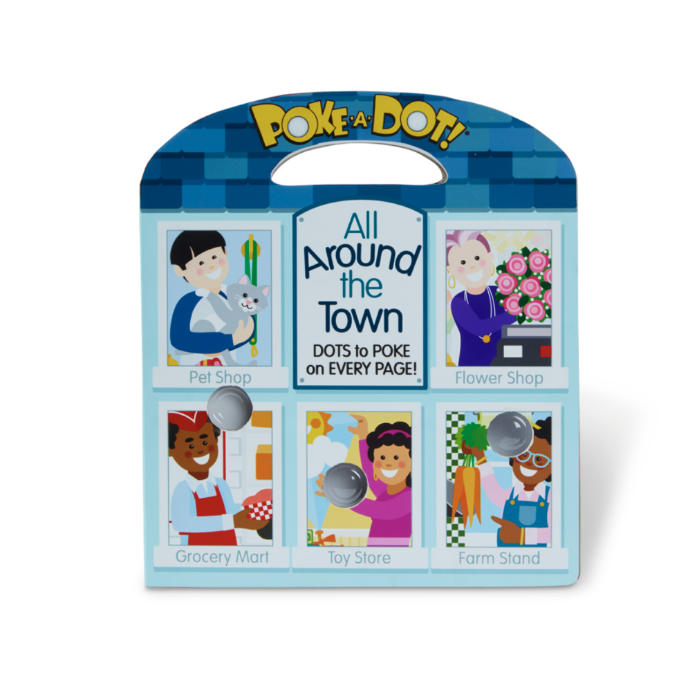 Melissa & Doug Poke-a-Dot: All Around Our Town-MELISSA & DOUG-Little Giant Kidz