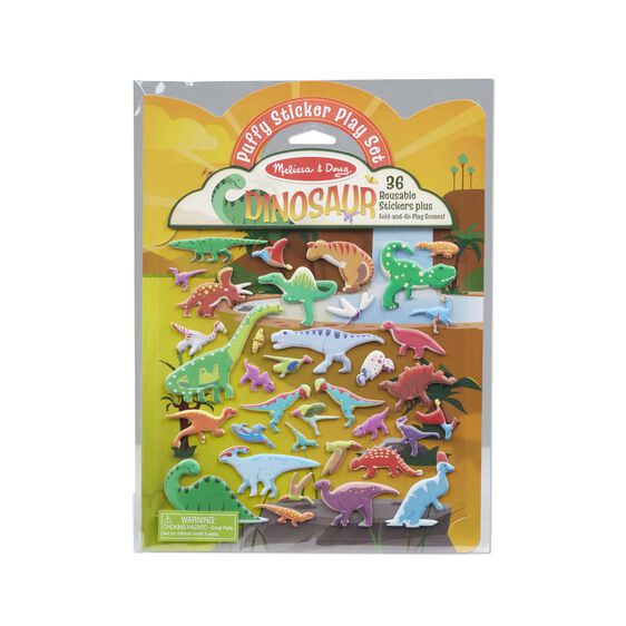 Melissa & Doug Puffy Sticker Play Set - Dinosaur-MELISSA & DOUG-Little Giant Kidz