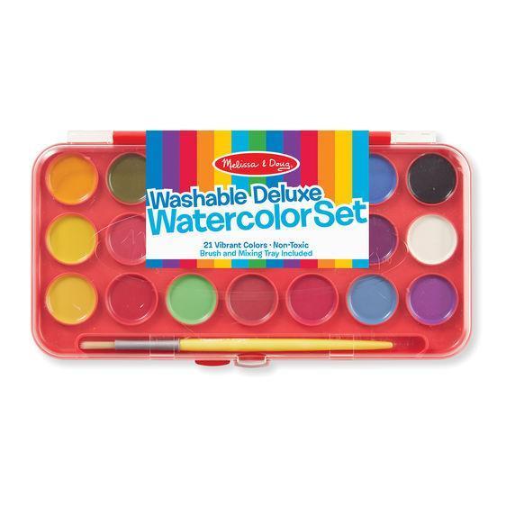 Melissa & Doug Watercolor Paint Set Deluxe (21 Colors)-MELISSA & DOUG-Little Giant Kidz