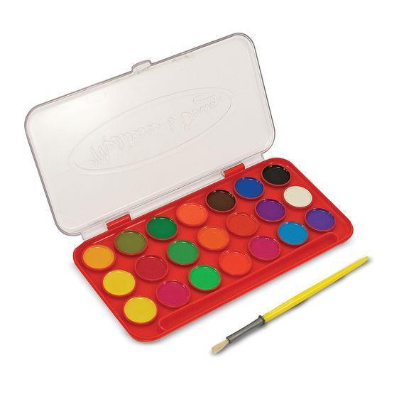 Melissa & Doug Watercolor Paint Set Deluxe (21 Colors)-MELISSA & DOUG-Little Giant Kidz