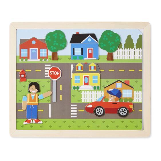 Melissa & Doug Wooden Magnetic Matching Picture Game-MELISSA & DOUG-Little Giant Kidz