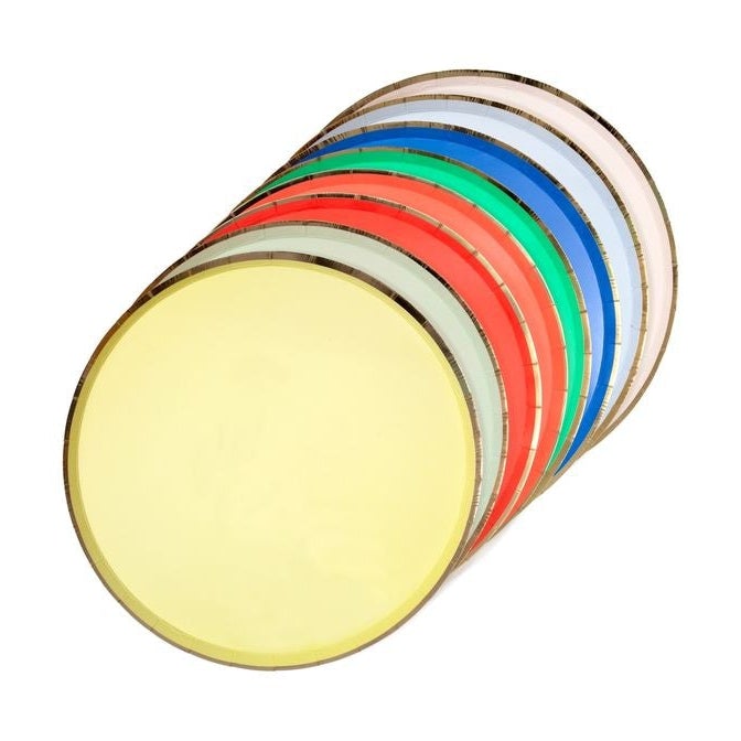 Meri Meri Party Palette Dinner Plates (Set of 8)-Meri Meri-Little Giant Kidz