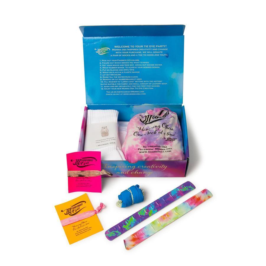 Momma Osa Royal Rainbow Tie Dye Activity Kit - Youth Small-Momma Osa-Little Giant Kidz