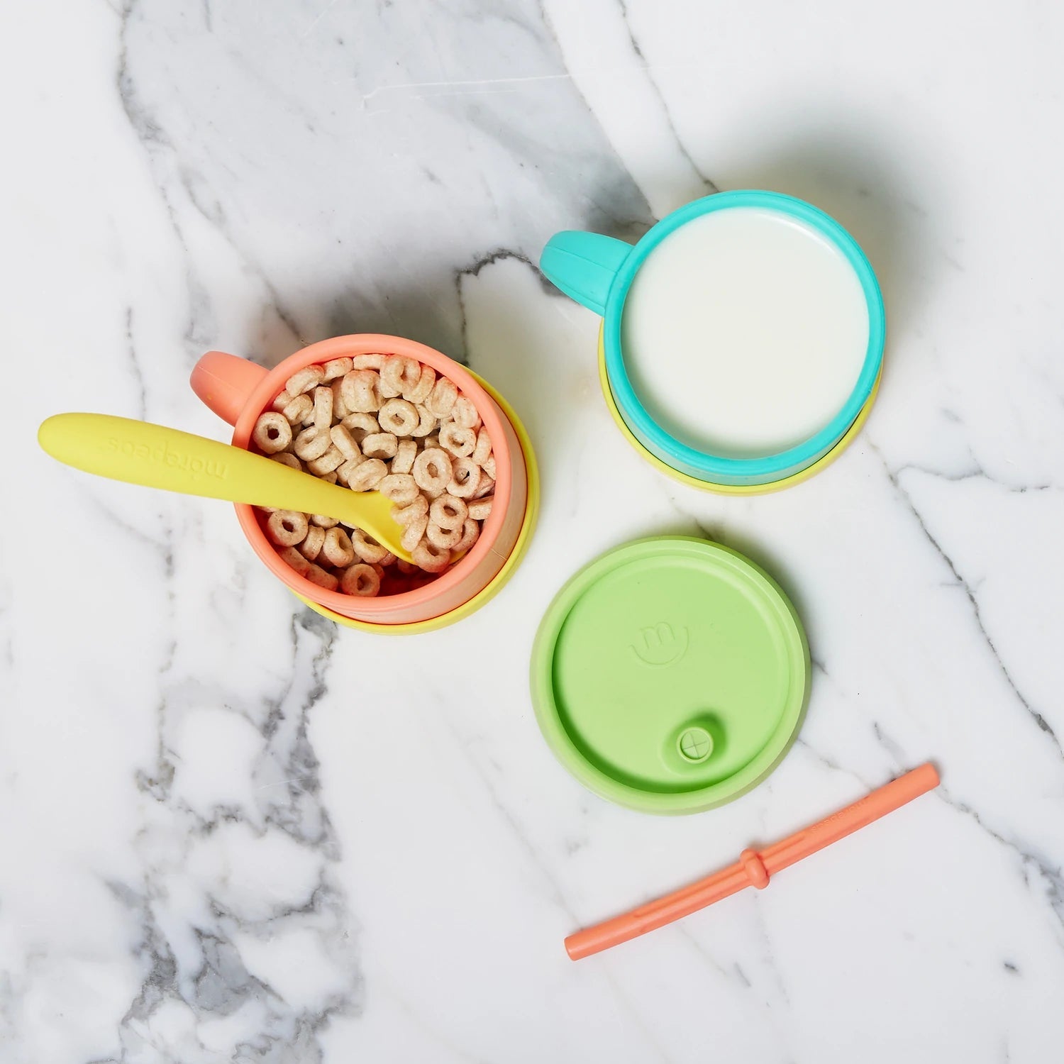 Morepeas Cup Lid & Straw Only-MorePeas-Little Giant Kidz