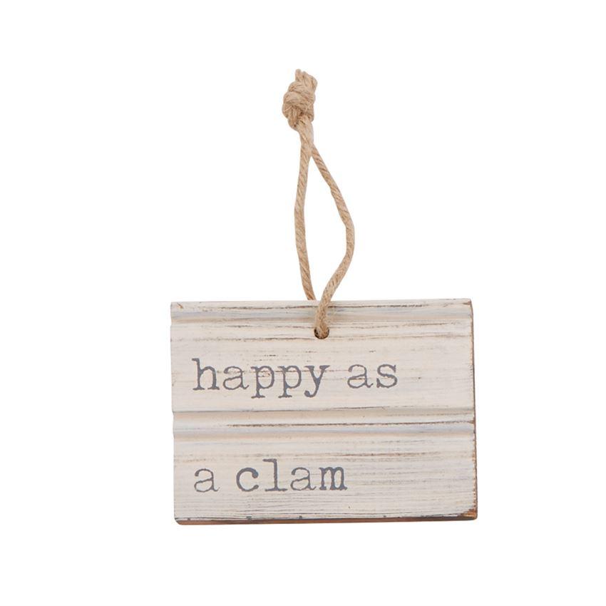 Mud Pie Carved Wood Present Tag Printed Sentiment-MUD PIE-Little Giant Kidz