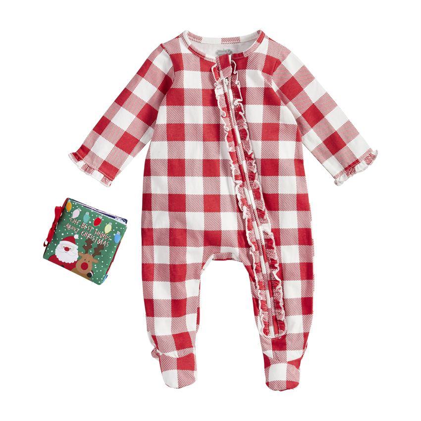 Mud Pie Christmas Sleeper & Book Set-MUD PIE-Little Giant Kidz