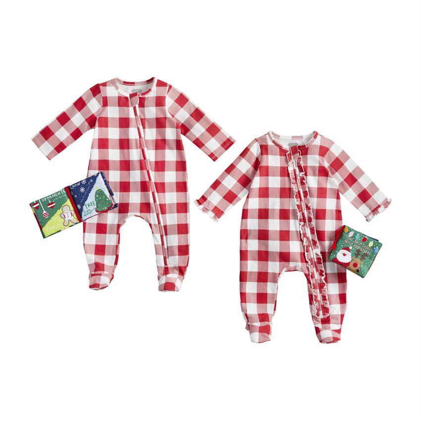 Mud Pie Christmas Sleeper & Book Set-MUD PIE-Little Giant Kidz