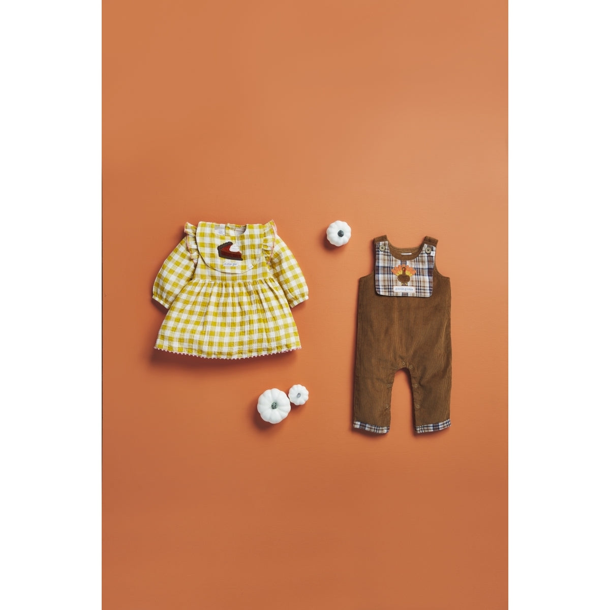 Mud Pie Corduroy Longall & Turkey Bib Set-MUD PIE-Little Giant Kidz