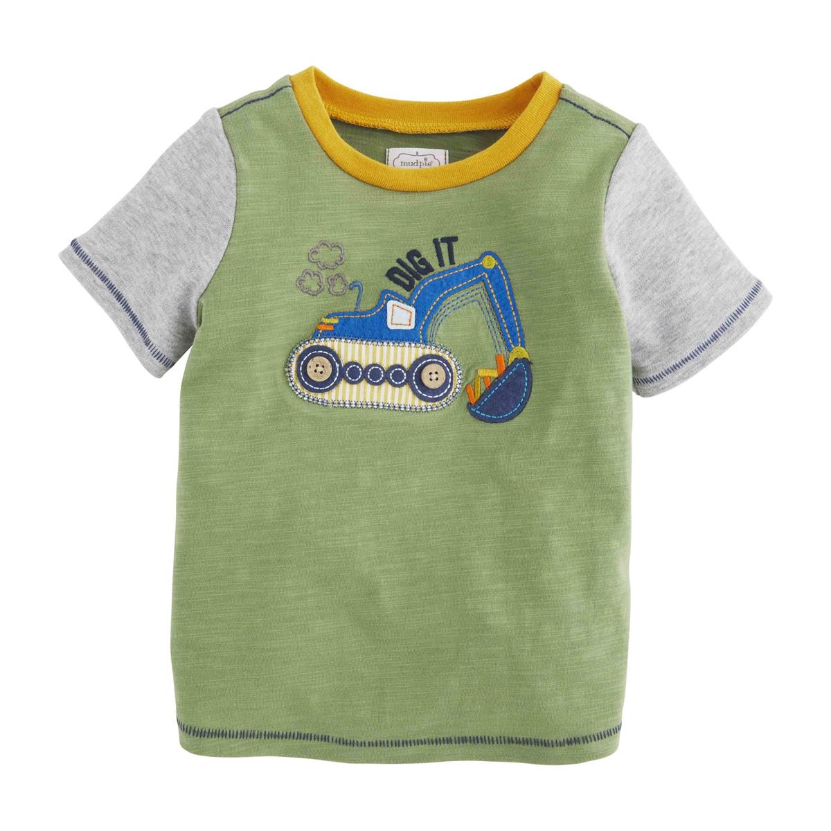 Mud Pie Dig It Transportation Tee-MUD PIE-Little Giant Kidz