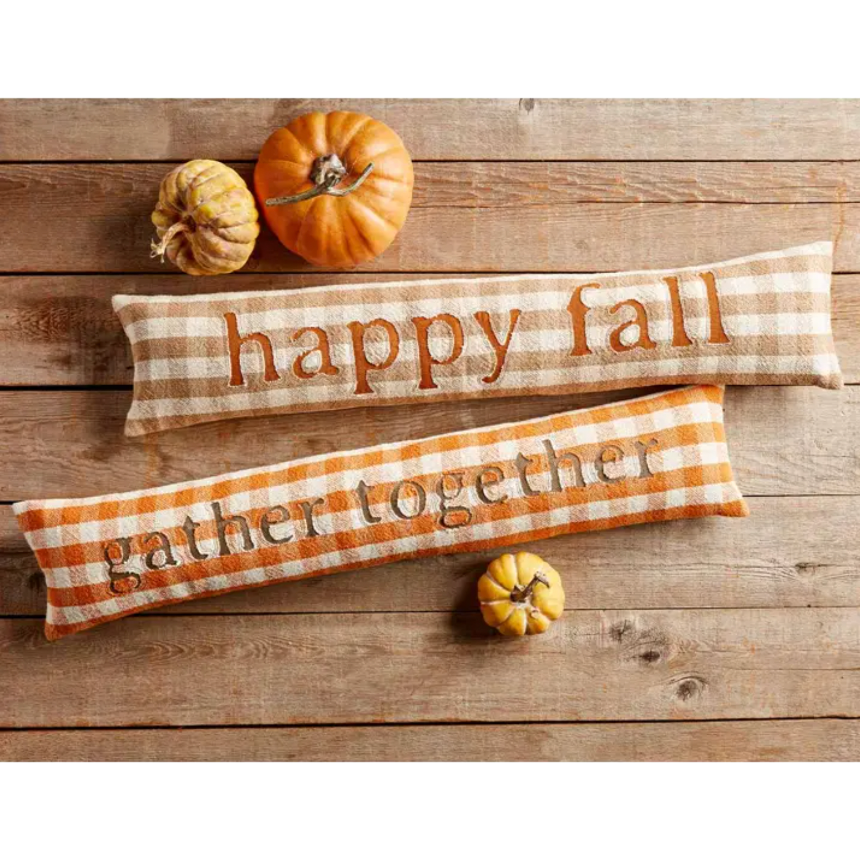 Mud Pie Fall Buffalo Check Pillow-MUD PIE-Little Giant Kidz