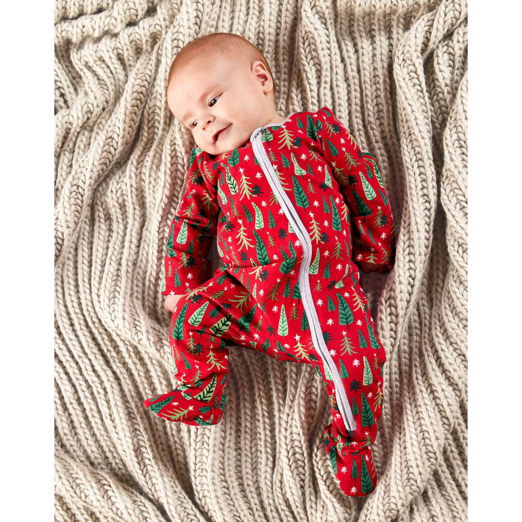 Mud Pie Family Trees Infant Zipper Sleeper-MUD PIE-Little Giant Kidz