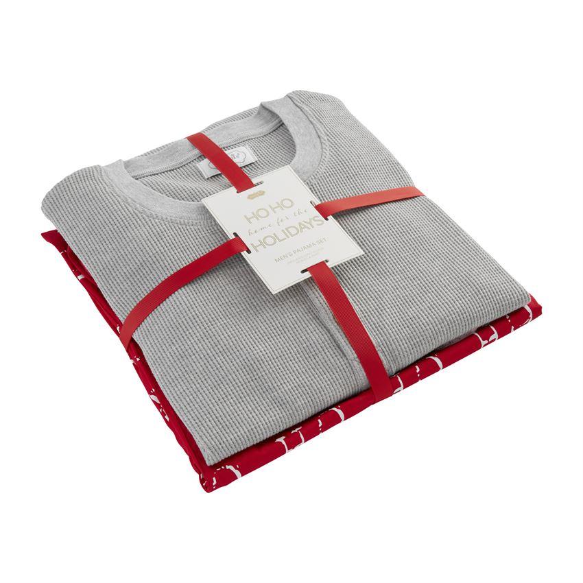 Mud Pie HO HO HO Holiday Pajama Set for Dad-MUD PIE-Little Giant Kidz