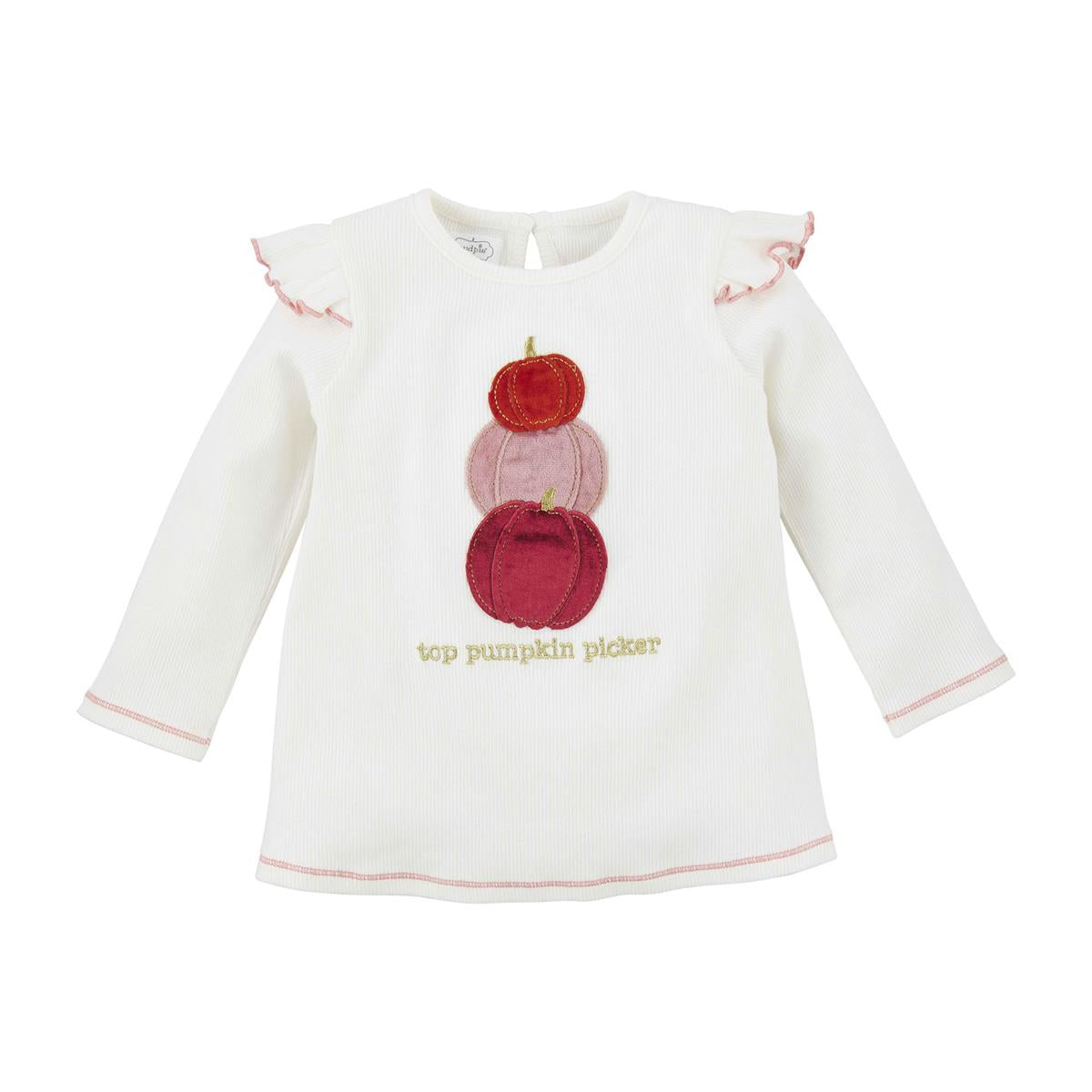 Mud Pie Ivory Pumpkin Patch Tunic-MUD PIE-Little Giant Kidz