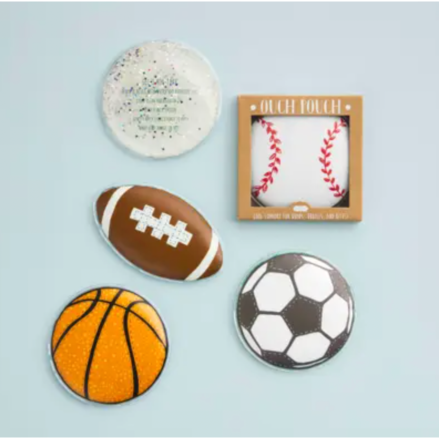 Mud Pie Let's Play Ball Ouch Pouch-MUD PIE-Little Giant Kidz