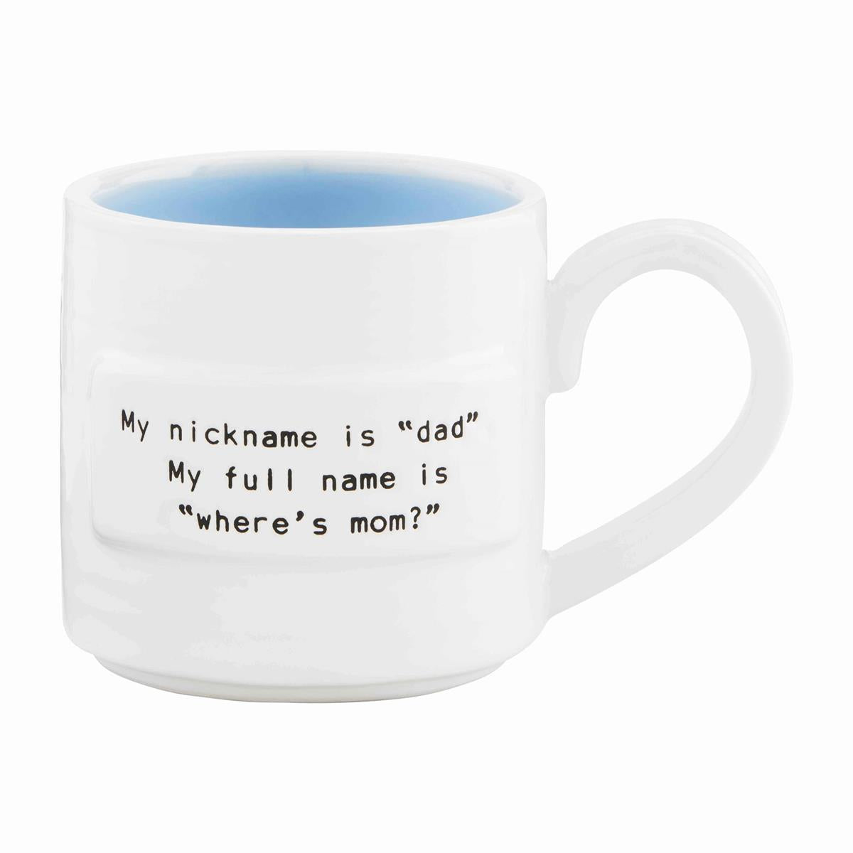 Mud Pie Mom & Dad Sentiment Mugs-MUD PIE-Little Giant Kidz