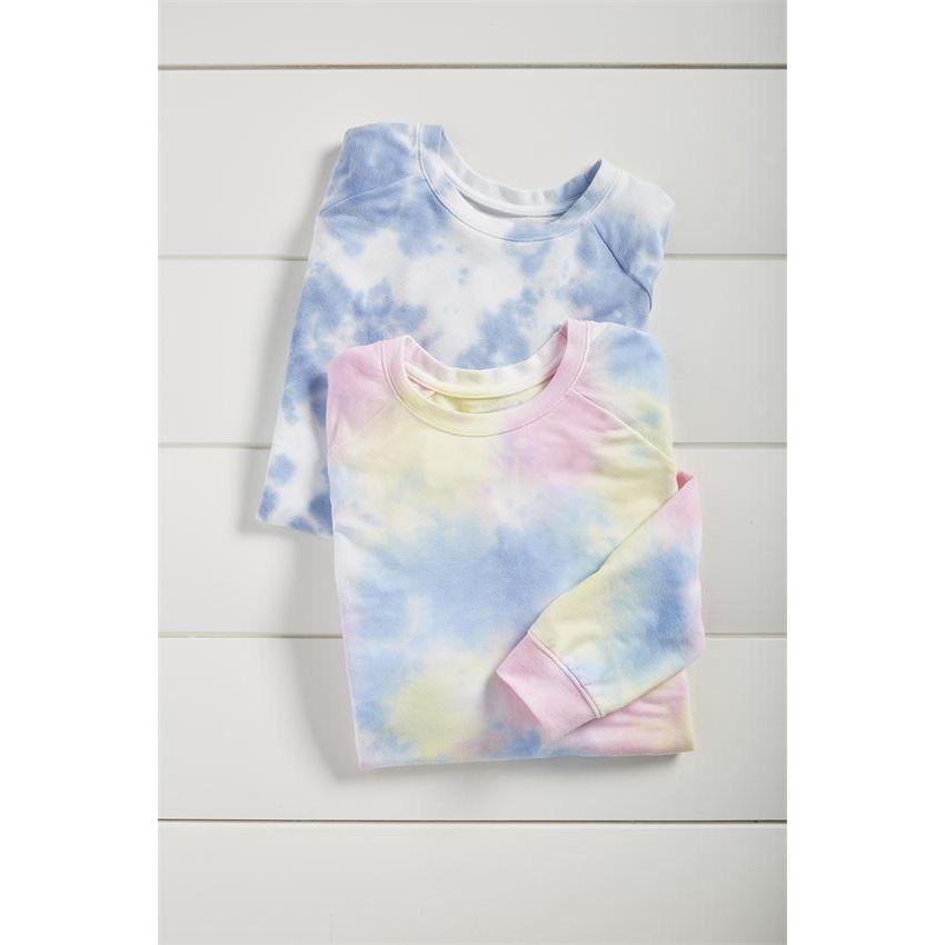 Mud Pie Multi Color Bryant Tie Dye Sweatshirt-MUD PIE-Little Giant Kidz
