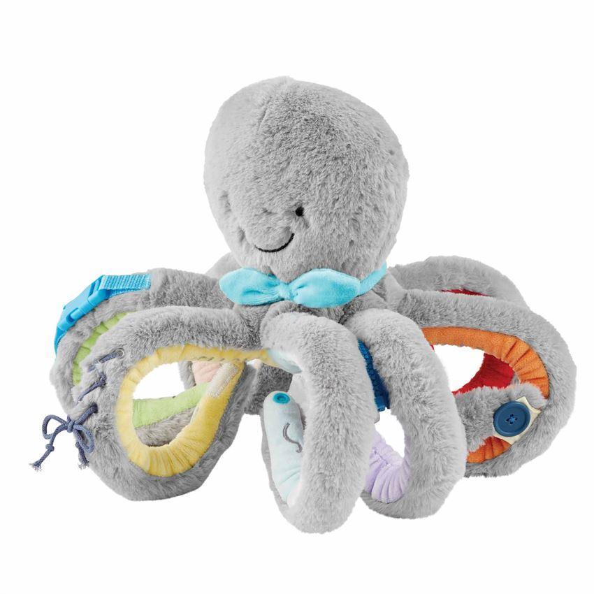Mud Pie Octivity Pal Plush Toy - Grey-MUD PIE-Little Giant Kidz
