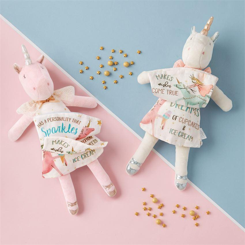 Mud Pie Plush Reading Pal - Unicorn-MUD PIE-Little Giant Kidz