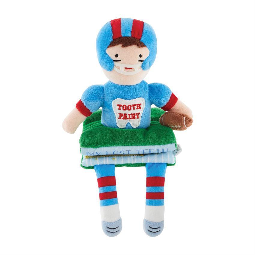 Mud Pie Tooth Fairy Pillow - Football-MUD PIE-Little Giant Kidz