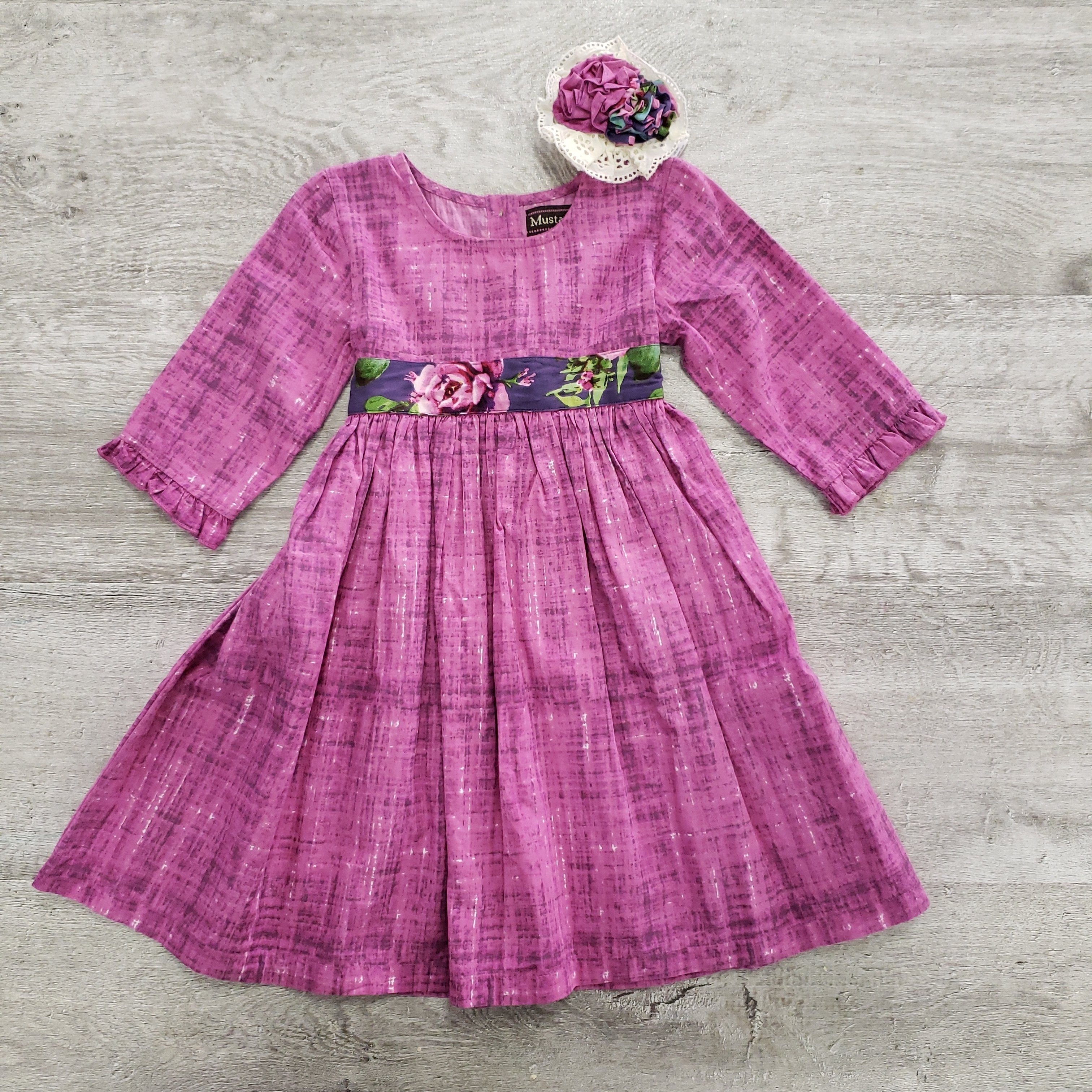 Mustard Pie Omni Dress - Plum-MUSTARD PIE-Little Giant Kidz