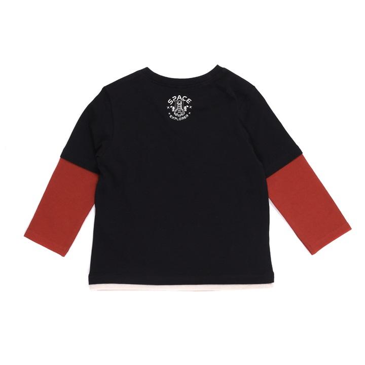 NoRuk Little Astronaut Long Sleeve Tee - Navy-NORUK-Little Giant Kidz