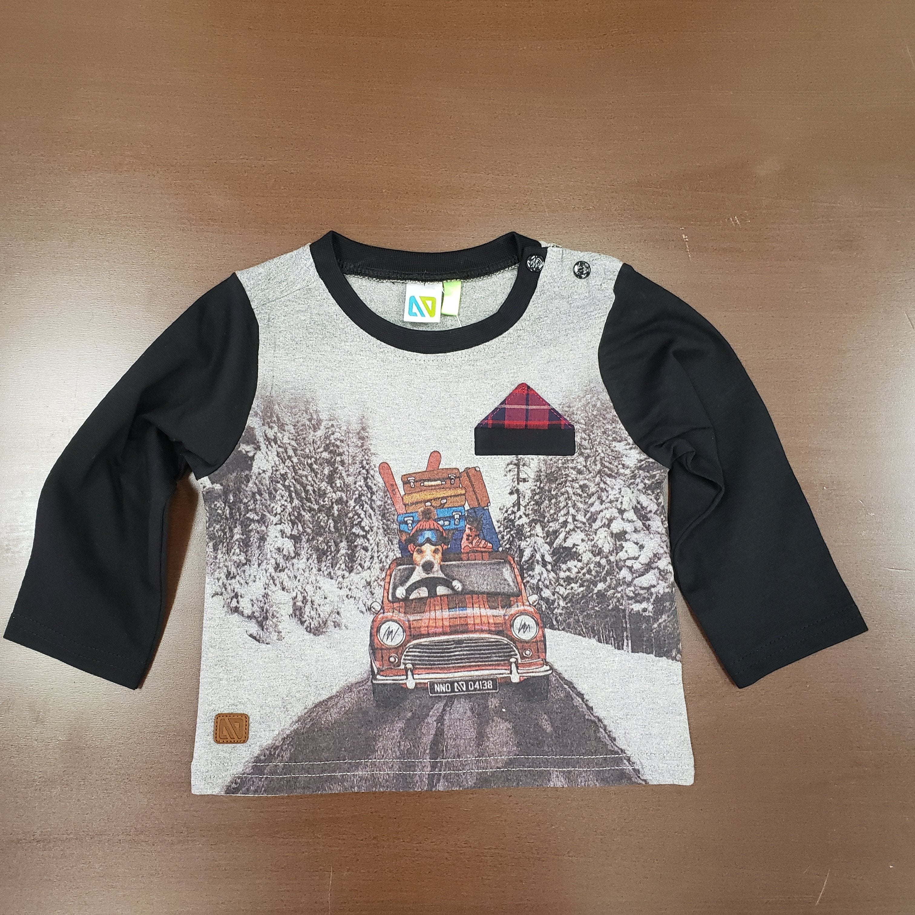 Noruk Holiday Travel Long Sleeve Tee-NORUK-Little Giant Kidz