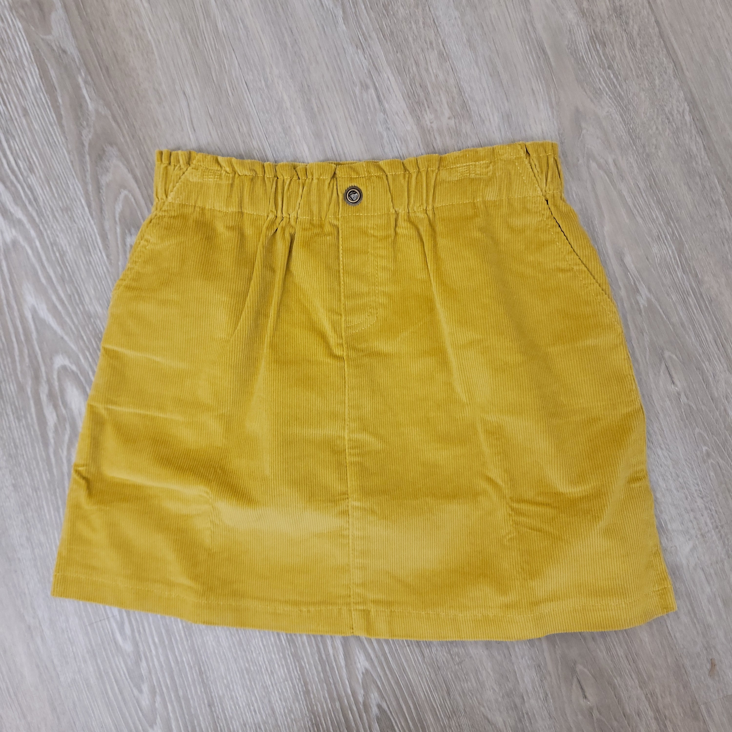 Oaks Apparel Leigh Mustard Cord Skirt-The Oaks Apparel-Little Giant Kidz