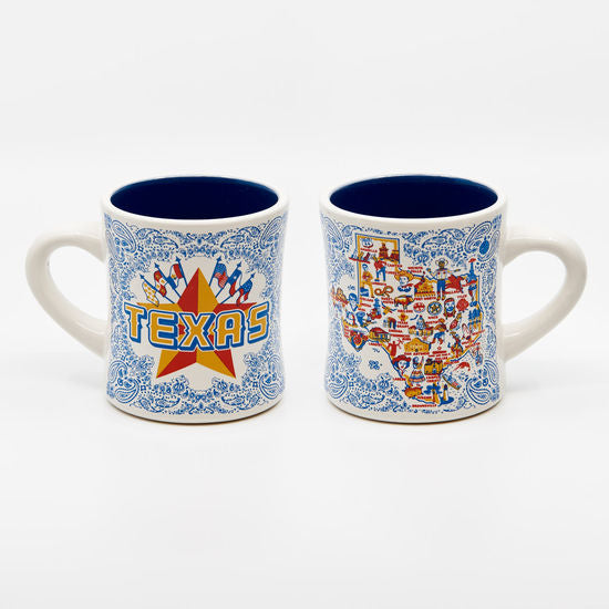 One Hundred 80 Degrees Texas Mug Stoneware-ONE HUNDRED 80 DEGREES-Little Giant Kidz