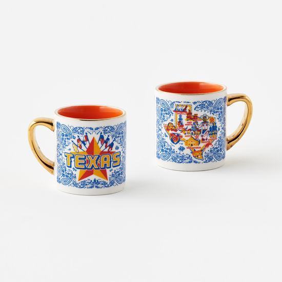 One Hundred 80 Degrees Texas Souvenir Mug, Gift Box, Porcelain-ONE HUNDRED 80 DEGREES-Little Giant Kidz