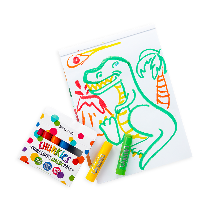 Ooly Chunkies Paint Sticks Classic Pack - Set of 6 Colors-OOLY-Little Giant Kidz