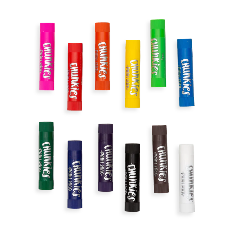 Ooly Chunkies Paint Sticks - Set of 12 Colors-OOLY-Little Giant Kidz