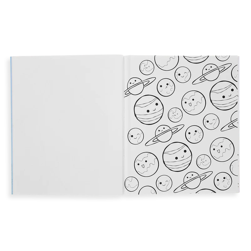 Ooly Color-In Book - Outer Space Explorers Coloring Book-OOLY-Little Giant Kidz
