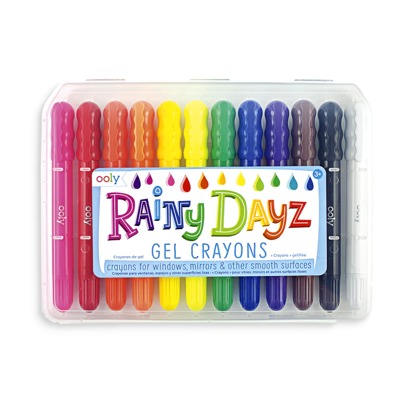 Ooly Rainy Dayz Gel Crayons - Set of 12 Colors-OOLY-Little Giant Kidz