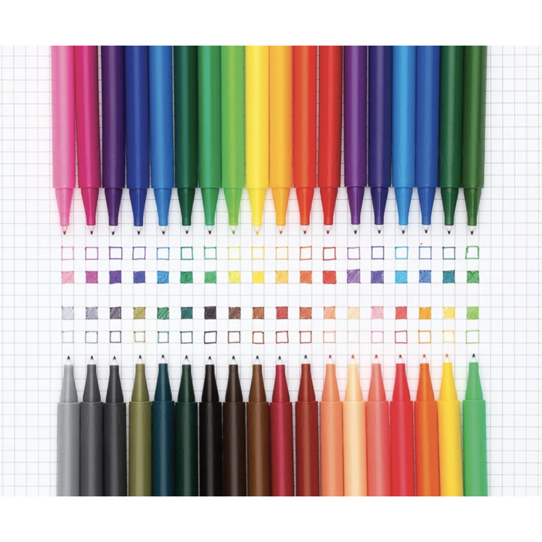 Ooly Seriously Fine Felt Tip Markers - Set of 36 Colors-OOLY-Little Giant Kidz