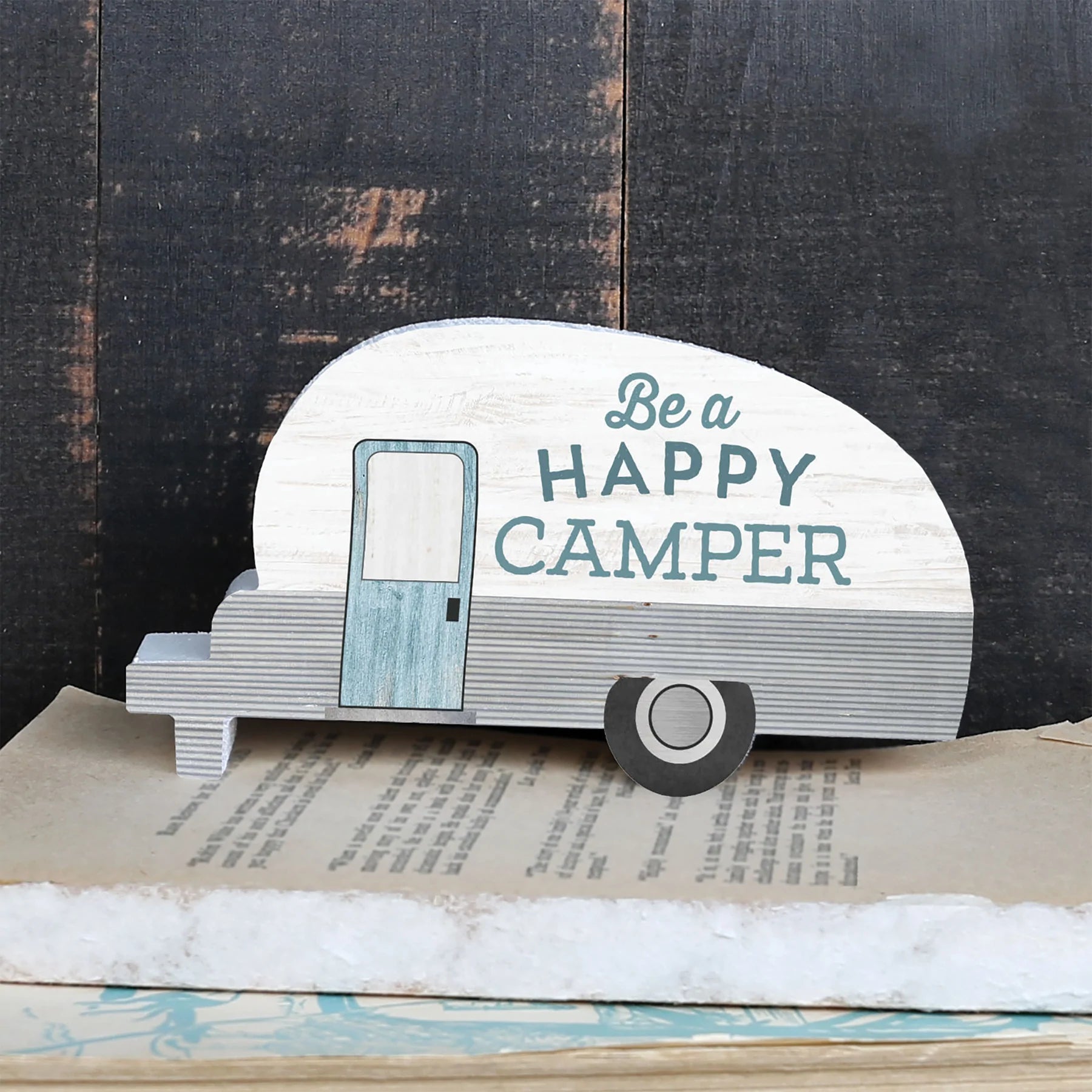 P. Graham Dunn Be A Happy Camper Small Shape Decor-P. GRAHAM DUNN-Little Giant Kidz