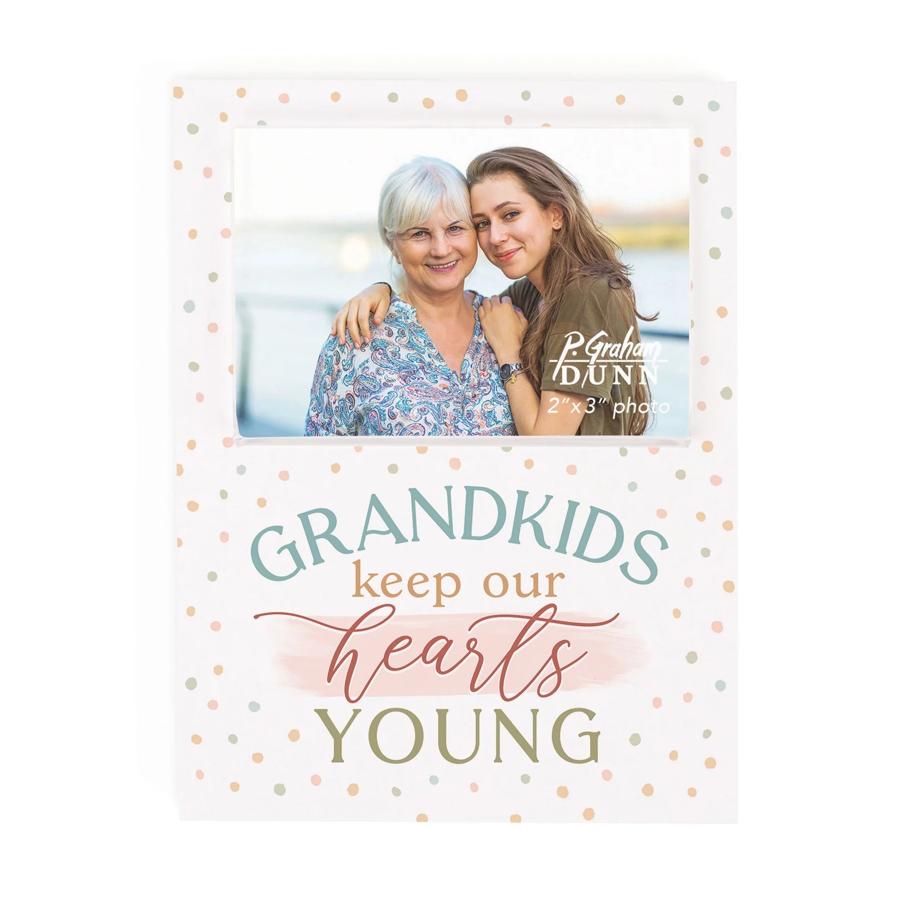 P. Graham Dunn Grandkids Keep Our Hearts Young Photo Frame (2x3 Photo)-P. GRAHAM DUNN-Little Giant Kidz