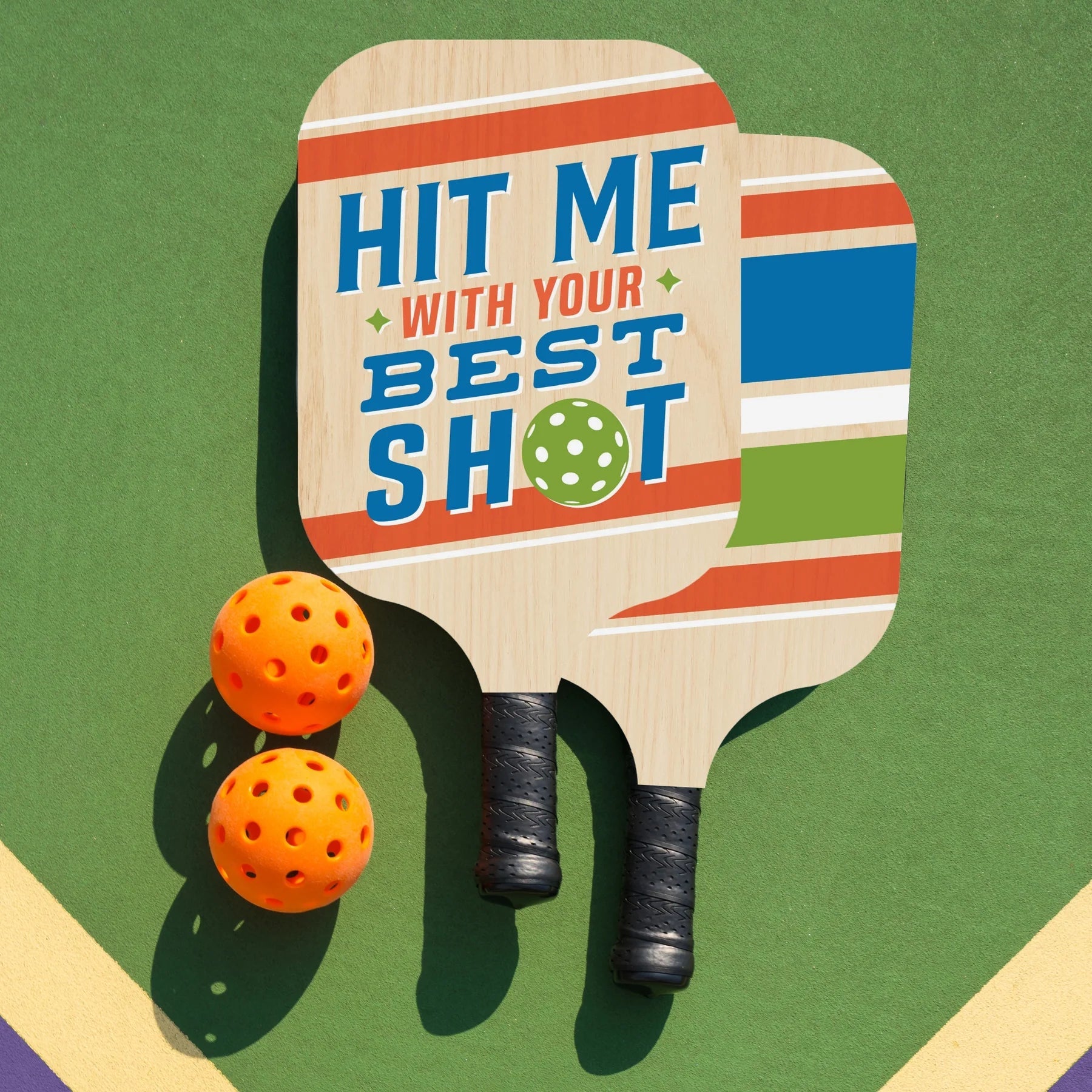P. Graham Dunn Hit Me With Your Best Shot Pickleball Paddle-P. GRAHAM DUNN-Little Giant Kidz