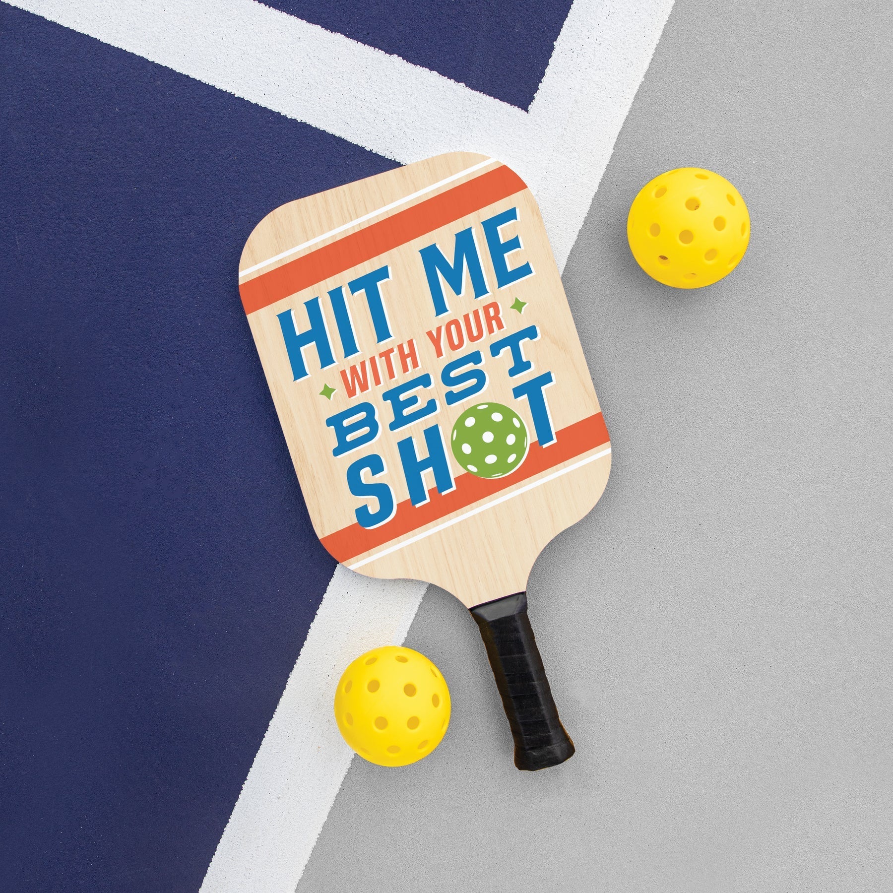 P. Graham Dunn Hit Me With Your Best Shot Pickleball Paddle-P. GRAHAM DUNN-Little Giant Kidz